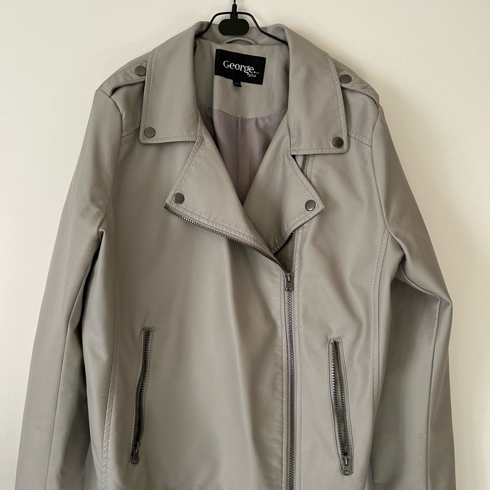 Vinyl Bomber Coat